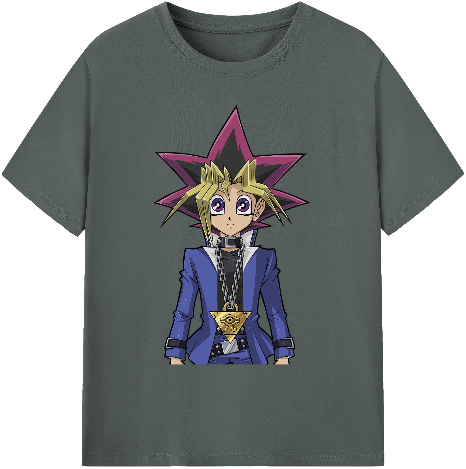 （画像用） 遊☆戯☆王 Yu-Gi-Oh! 綿100％ メンズ半袖Tシャツ｜肌触りやわらか＆通気性